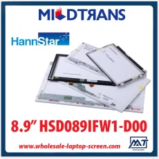 중국 1 : 8.9 "한스타 WLED 백라이트 노트북 컴퓨터 / m2 300 C / R에게 HSD089IFW1-D00 1024 × 600 CD를 표시 (500)를 LED 제조업체