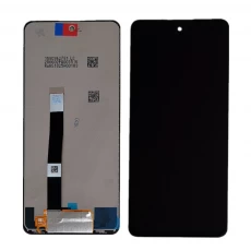 China Montagem do digitador da tela do telefone celular do telefone móvel do preço de fábrica com moldura para LG Q92 LCD Preto fabricante