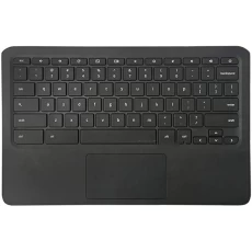 الصين كمبيوتر محمول أسود Palmrest العلوي حالة مع استبدال الجمعية TouchPad الجزء ل HP Chromebook 11 G6 EE L14921-001 الصانع