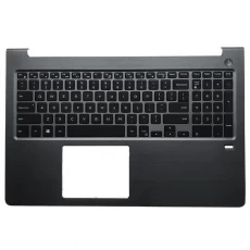 China NEW Keyboard FOR Dell Vostro 15-5000 5568 V5568 with Laptop palmrest upper case keyboard manufacturer