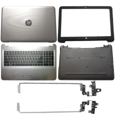 China NEW Laptop LCD Back Cover/Front Bezel/Hinges/Palmrest/Bottom Case For HP 15-AY 15-BA 15-BD Series 859511-001 Black 855027-001 manufacturer