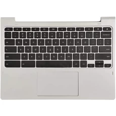 China Replacement for Lenovo C330 Chromebook Laptop Upper Case Palmrest Keyboard Touchpad Assembly Part 5CB0S72816 Top Cover White manufacturer