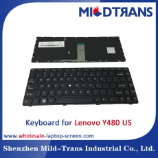 China Teclado do portátil dos e.u. para Lenovo Y480 fabricante