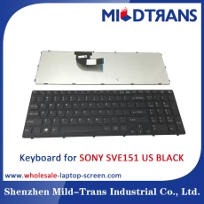 Chine US clavier portable pour Sony SVE151 noir fabricant