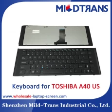 الصين لوحه مفاتيح الكمبيوتر المحمول ل US توشيبا A40 الصانع