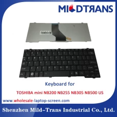 Çin TOSHIBA mini NB200 NB255 NB305 NB500 için ABD Laptop klavye üretici firma
