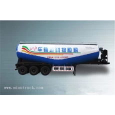China China 3 Axles powder material bulk cement transport tanker truck semi-trailer manufacturer