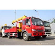 China China FAW new 4x2 8 ton truck mounted crane for sale manufacturer