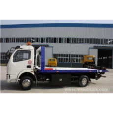 China China high quality dongfeng 4x2 rollaway tow truck wrecker 120hp for rescuing broken cars for sale manufacturer