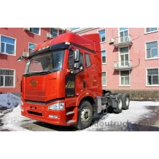 China Configurations of FAW 6x4 J6P CA4250P66K24T1A1E4 High-top Diesel Tow Truck/Tractor Truck manufacturer