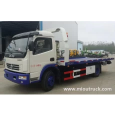 China Donfgeng Road recovery vehicle tow wrecker car carrier truck for sale manufacturer