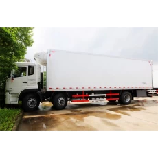 China Dong feng 245hp 9.4m refrigerated box truck manufacturer