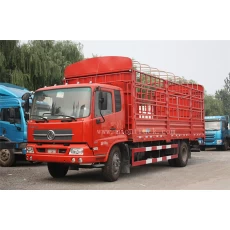 中国 东风天龙 8.6 米箱内货箱栅栏卡车 制造商