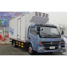 الصين Dongfeng 115 hp 4X2 refrigerated cold room van truck الصانع