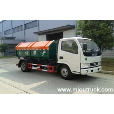 China Dongfeng 4*2 Detachable Container Garbage Truck,garbage truck for hot sale manufacturer