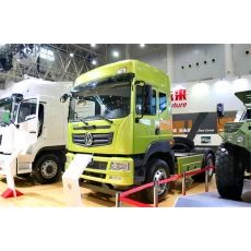 China Dongfeng 4x2 340hp trak traktor digunakan di pelabuhan pengilang