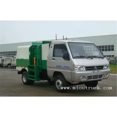 China Dongfeng electric 4X2 self load garbage truck manufacturer