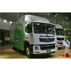 China Dongfeng pure electric 165 hp 4X2 6.7M van truck pengilang