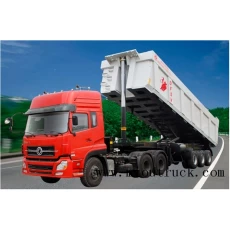 China Dongfeng three front axle dump semi-trailer for sale manufacturer