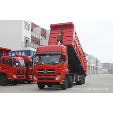 porcelana Descarga pesado camión Dongfeng 8 x 4 hoersepower 385 Weichai motor camión directamente en la barbilla fabricante