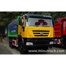 China Hongyan 6x4 336hp lori dumper sampah untuk dijual pengilang