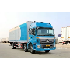China Hot sale 245hp 6*2 9.5M Van box truck manufacturer