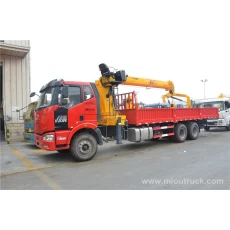 China New 6 x 4 China Faw truck mounted crane supplier and sell good quality manufacturer