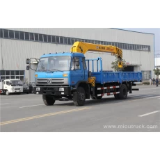 China Tianjin Dongfeng 4X2 chassis 4 telescopics boom trucks mounted crane UNIC for sale China suppliers manufacturer