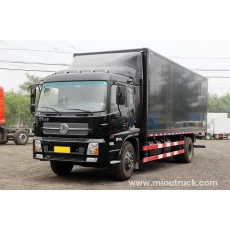 China Chinese hot sale 4x2   210hp euro4 van box truck carrier vehicle manufacturer