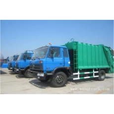 China dongfeng 4x2 170hp 7m3 compactor garbage truck manufacturer