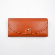 China Genuine Leather Lady Wallet-wholesale luxury top grain Leather Wallet-Woman's wallet manufacturer
