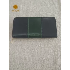 China Echt Leder-Etui betteln, Bifold Geldbörse Fabrik OEM Original Umschlag Akkordeon Brieftasche Hersteller