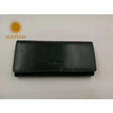 China High quality geunine leather wallet，genuine leather woman wallet ，latest styles fashion ladies Wallet manufacturer