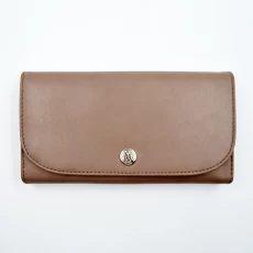 China Large Leather Wallet-Bifold lutch wallet supplier -Top Grain Leather Wallet for woman manufacturer