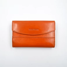 Китай Leather Card Holder Wallet Womens Bifold Top Grain Large Capacity Leather Wallet производителя