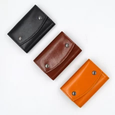 China Leather Key holder wholesale-Genuine leather key case-High quality leather key holder manufacturer