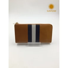 China Professional Business Card Holder Supplier, Italian Leather Clutch Organizer Factory, Sunteam Ladies Leather Wallet manufacturer