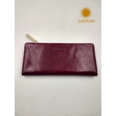 China Zipper Around Woman Wallet Supplier, Italy Leather Wallet Manufacturer, Genuine Woman Leather Bag Factory manufacturer