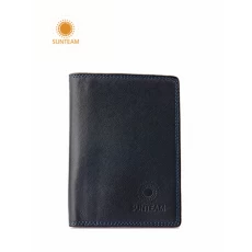 China couro fabricante tendências carteira humana, fornecedor carteira de couro genuíno feito à mão, fabricante de carteira de couro masculino fabricante