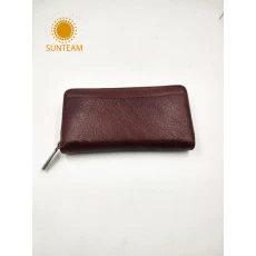 中国 薄いスタイルの男性本革の財布、財布レザーフロントポケット、ソフトレザーの女性の財布の販売代理店 メーカー