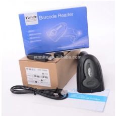 China 2.4G wireless laser Handheld Barcode Scanner Reader YT-860 with USB receiver manufacturer
