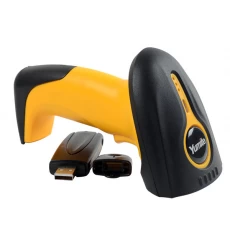 China Yumite Barcode Scanner 433MHZ barcode scanner a laser sem fio com cabo USB YT-880 fabricante