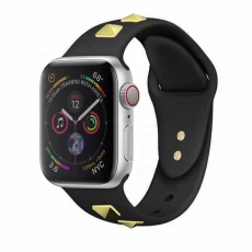 China CBAW21 Rivet Soft Silikon Ersatz Sport Smart Uhrenarmbänder für Apple Watch Hersteller