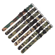 China CBCS01-YC Premium Woven Camo Camouflage Nylon Watch Strap For Casio Gshock Watchband manufacturer