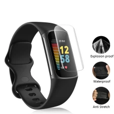 China CBFC5-06 High Transparency Clear TPU Watch Protection Film Screen Protector For Fitbit Charge 5 manufacturer
