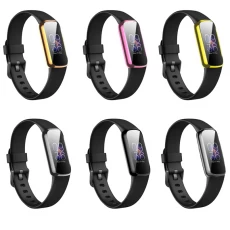 Chine CBFL14 Placage Clear Soft TPU TPU TPU Plein Housse de montre pour Fitbit Luxe Smartwatch fabricant