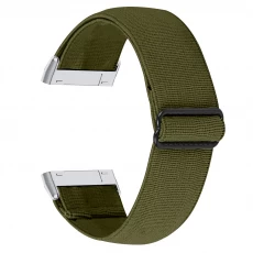 Chiny CBFV09 Braided Solo Loop Nylon Fabric Watch Pasek dla Fitbit Versa Sense producent
