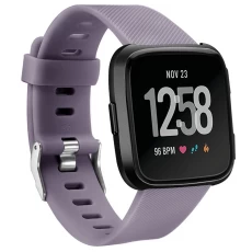 China CBFV104 Trendybay Twill Pattern Sport  Soft Silicone Replacement STrap For Fitbit Versa manufacturer