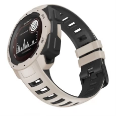 China CBGM101 Dual Color Silicone Watch Strap For Garmin Instinct Esports manufacturer