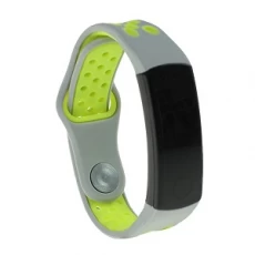 China CBHW04 Dubbele kleuren ademende sport siliconen horlogeband voor Huawei Honor 3 fabrikant